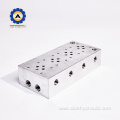 Hydraulic oil circuit block